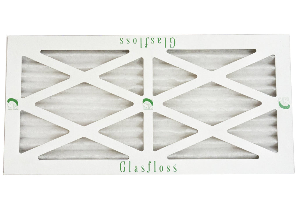 Glasfloss 10x18x1 -  10 -Qty:4 - Furnace Air Filter - Made in  (Actual Size: 9.5 x 17.5x7/8 inch)