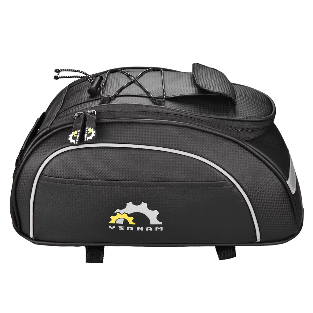 Waterproof Cycling Bicycle Insulated Cooler Bag  Bike Trunk Bag Rear Rack Bag Storage Luggage Carrier Bag Pannier