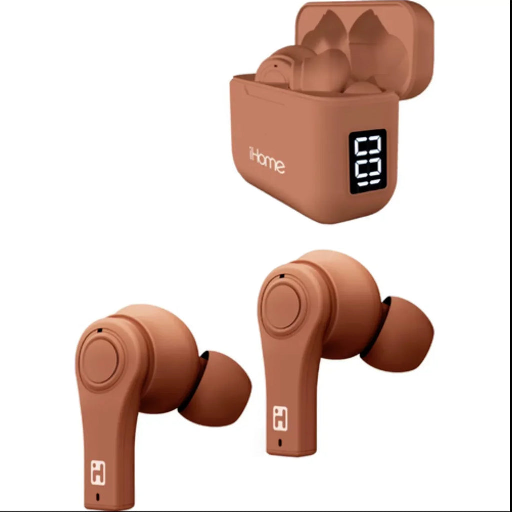 iHome -12 True Wireless Earbuds - Tan