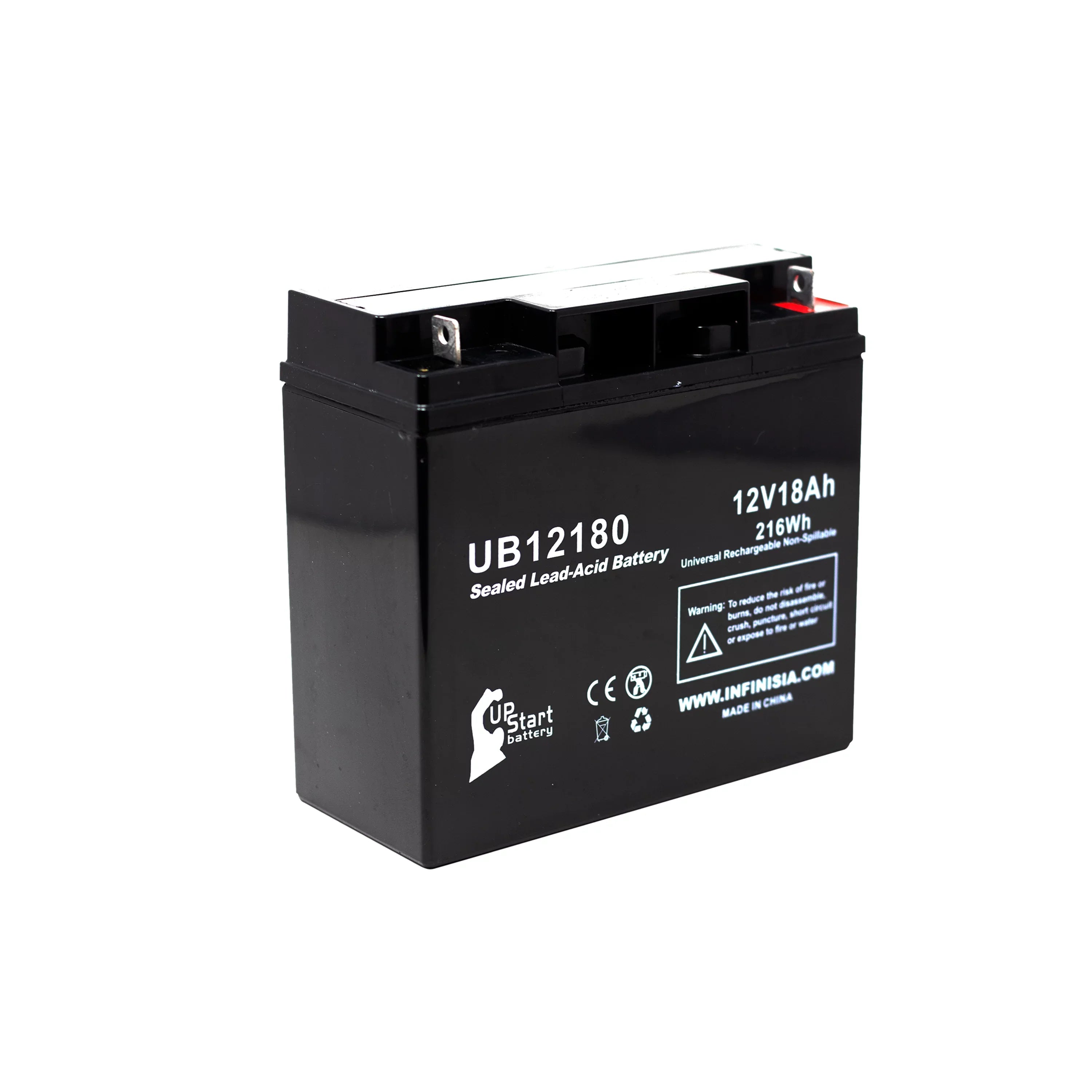 Compatible     Battery - Replacement  Universal Sealed Lead Acid Battery (12V, 18Ah, 18000mAh,  Terminal, , )