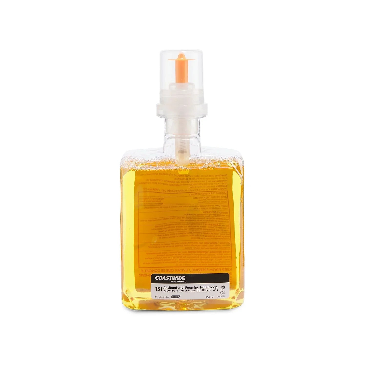 '-Series Antibacterial Foam Hand Soap Citrus 1200 mL 2/Carton -