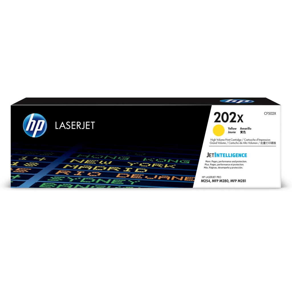 202X () Toner Cartridge, Yellow High Yield