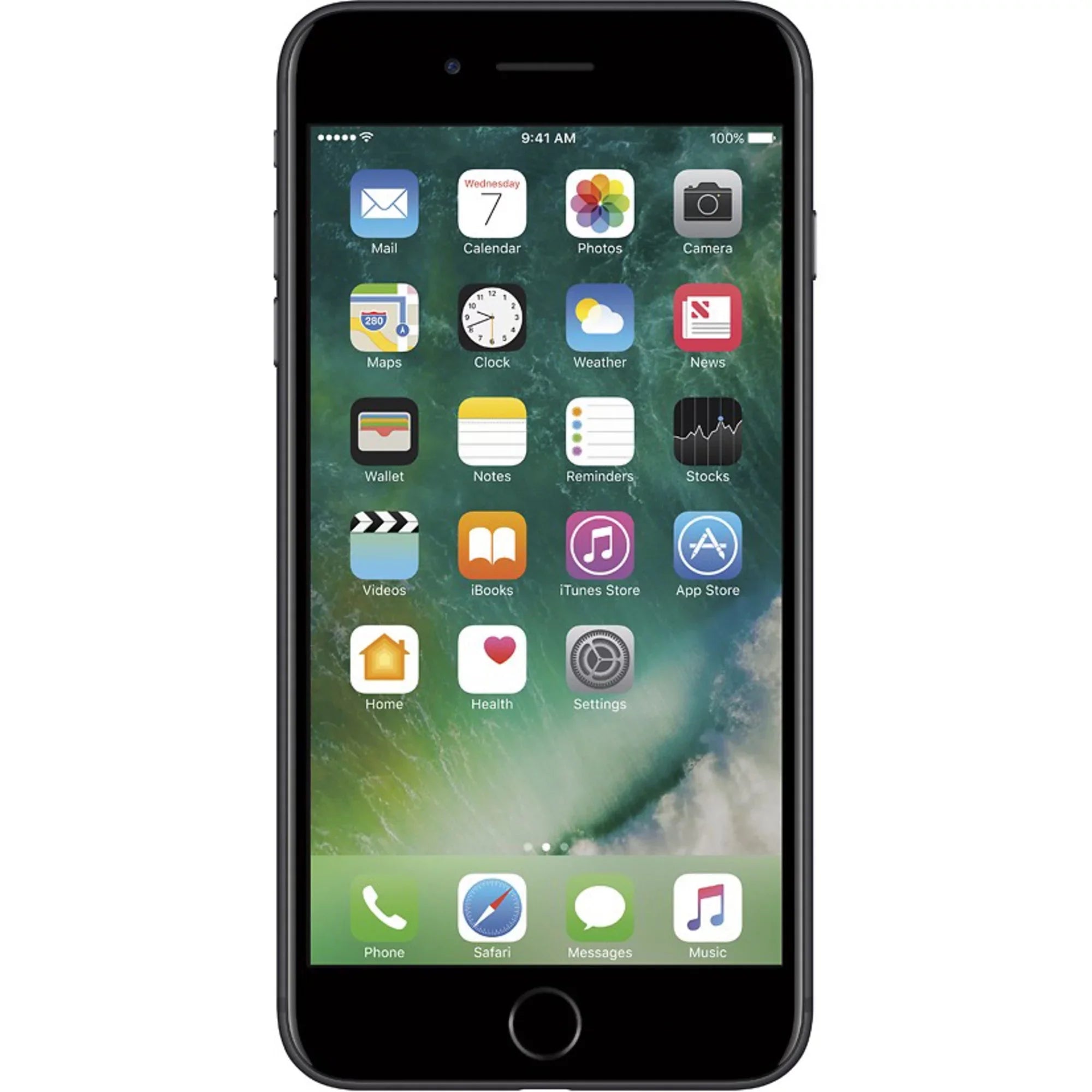 Restored Apple iPhone 7 Plus 128GB Black (-Mobile Locked) Smartphone (Refurbished)