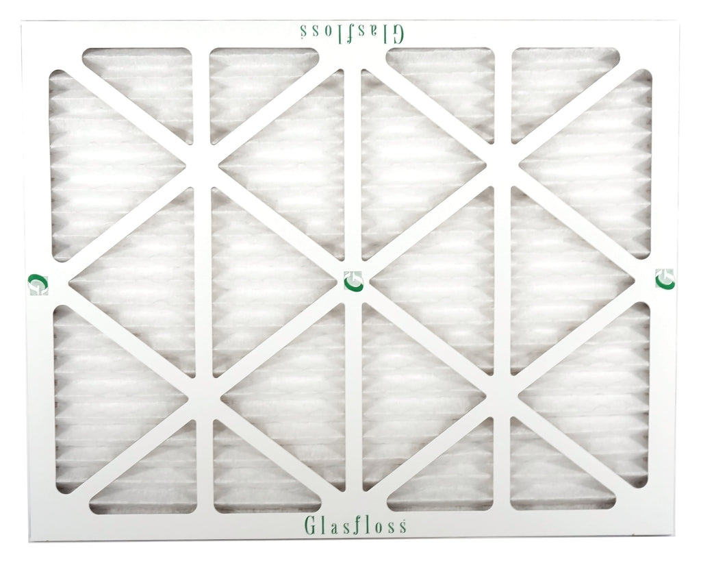Glasfloss Air Filter 16x20x2 - 2"  10 - (Pack of 12) - Pleated  or  Air Filter - Furnace Air Filter - Home or Office - Made In The .