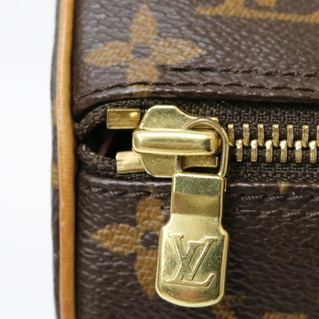 Pre-Owned   Shoulder Bag Monogram Papillon 30  Brown Women's Canvas (Good)