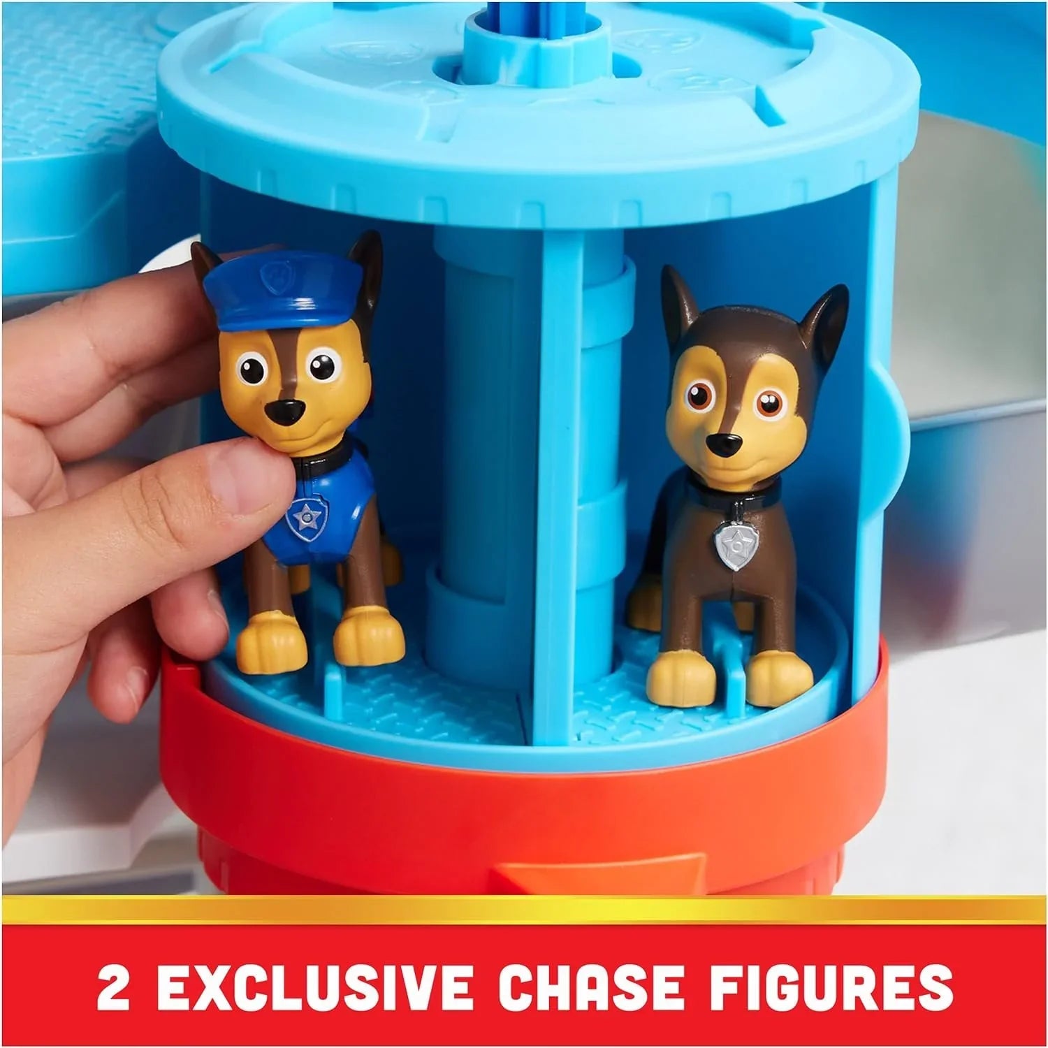 Paw Patrol Lookout Tower Playset with Toy Car Launcher, 2 Chase Action Figures, Chases Police Cruiser and Accessories, Kids Toys for Ages 3 and up