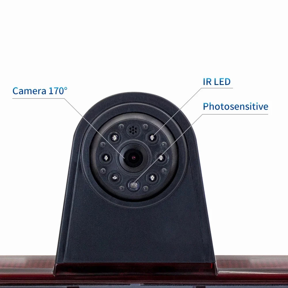 Dazzduo Brake Light Backup Camera, 7 in for Parking  Camera  Backup Vans Crafter Light Sprinter Fesjoy 7 Sazoley with Monitor Brake 7 Mercedes-Benz  7 Compatible , 7  Dabey Mercedes-