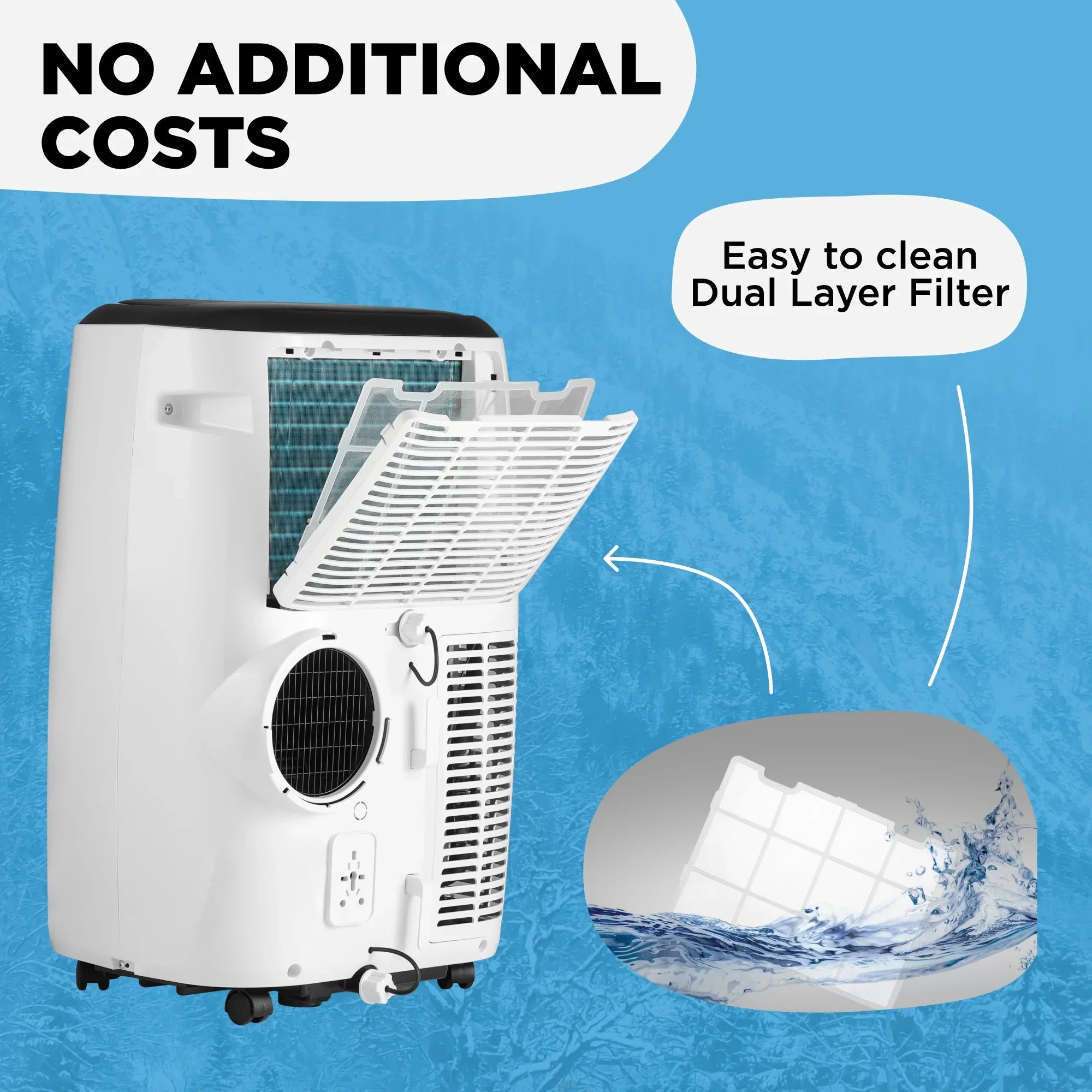 Airo Comfort Portable Air Conditioner 8000  (12000  ), Standing  Unit with  Window Kit