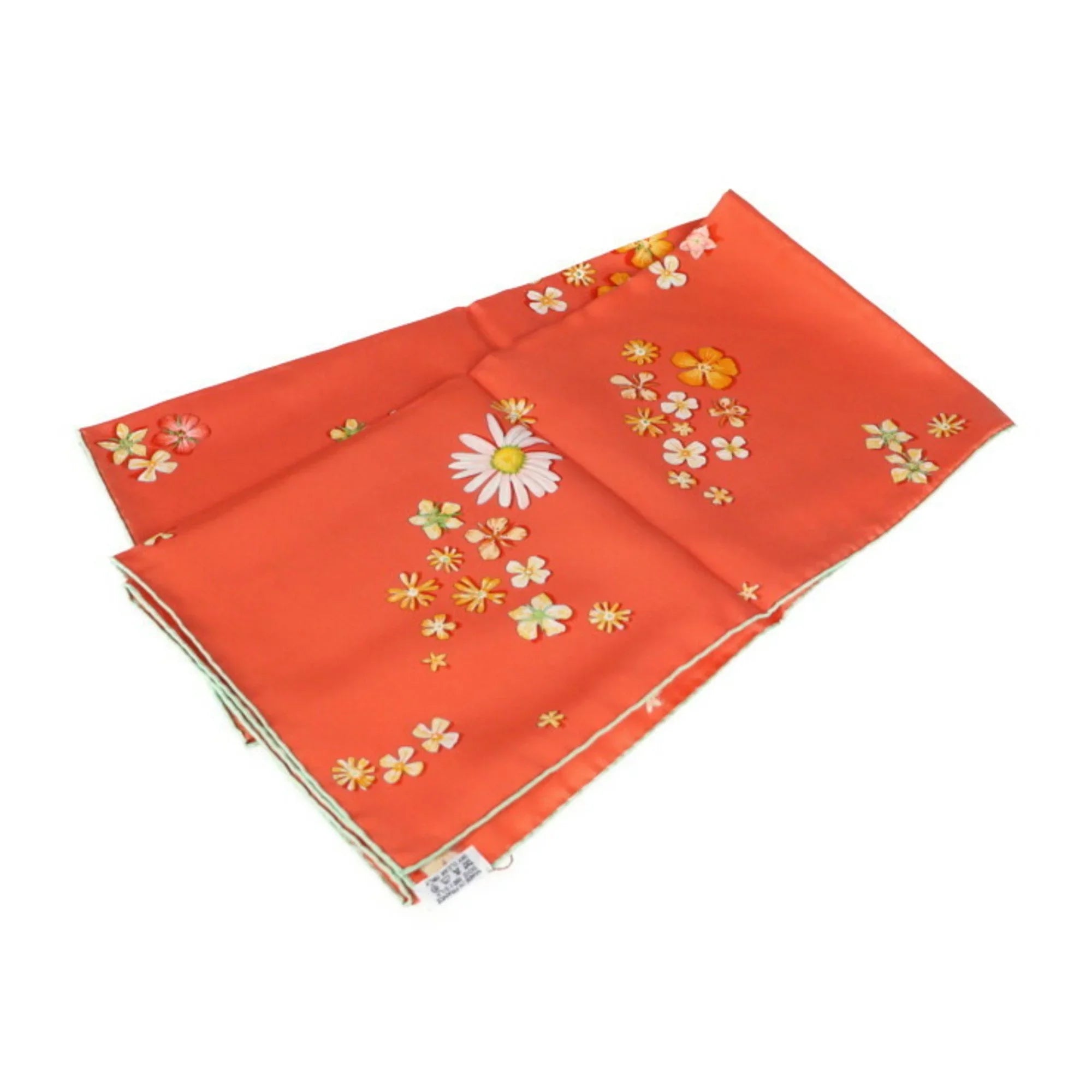 Pre-Owned  Hermes   Carre 90 scarf silk  pink series multicolor (Like New)