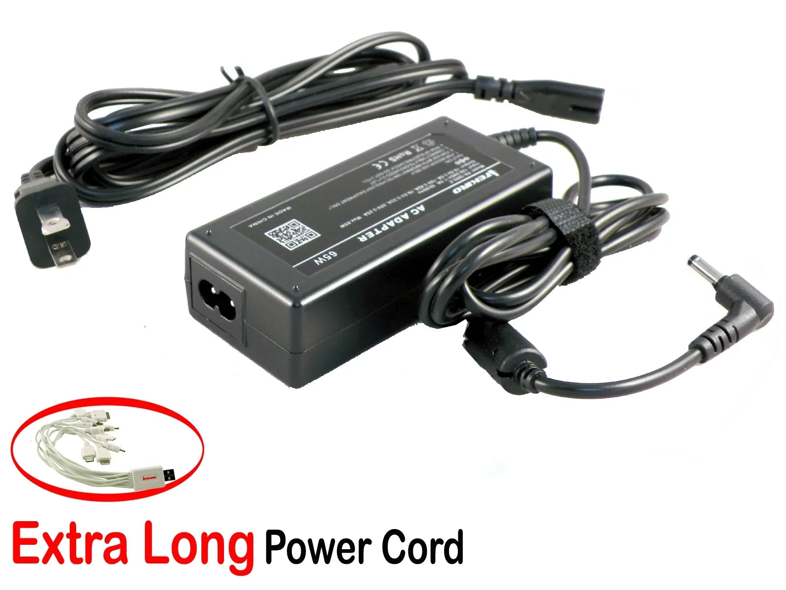 iTEKIRO 20V 65W  Adapter for Lenovo Ideapad 330S 510 520 520S 710S 530S 720S; Miix 510 520; 80SR 80SV 80SW 80U1 80VQ 80W3 80XC 80XE 80YL 80YQ 81BD 81BL 81CG 81EU 81EV 81F4 81F5 81F8 81F9 81FB 81H1