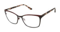 By Gwen Stefani  Black & Burgundy Eyeglasses 52mm with  Case