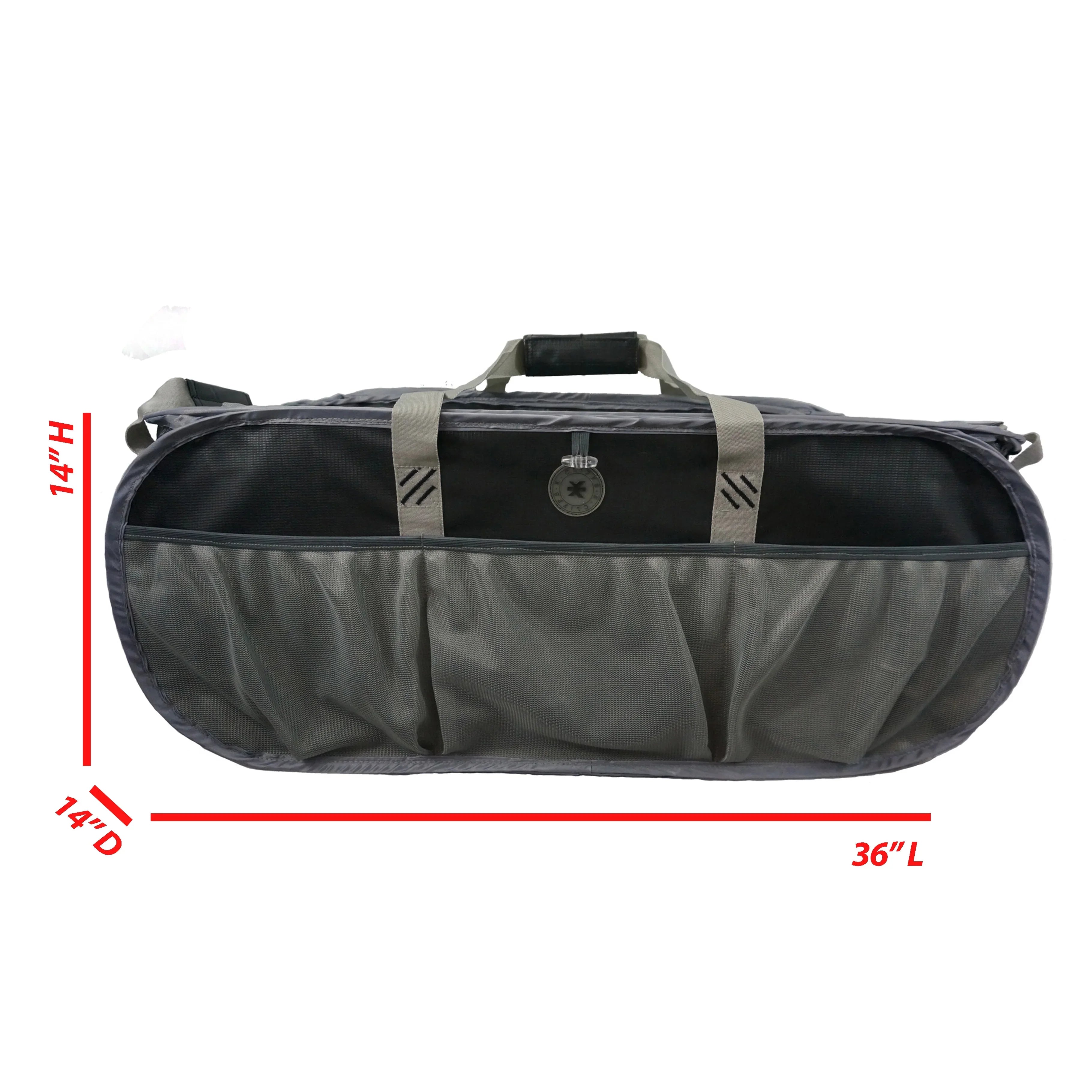 '-Cliffs Trunk Organizer Gym Duffel Laundry Bag Closet Organizer Bag Market Grocery Bag Beach Picnic Tote Bag Fit Truck  & Car Black / Silver