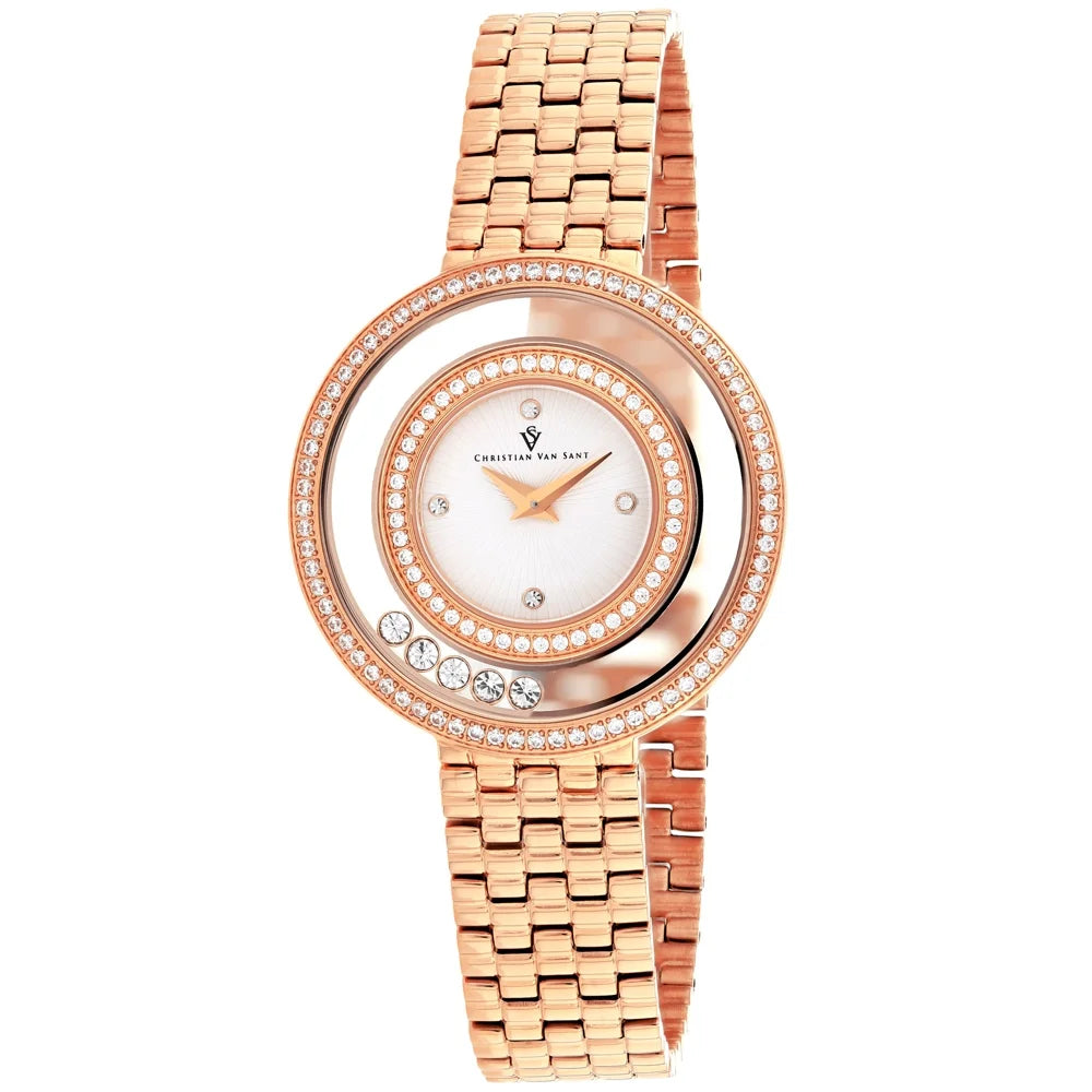 Christian Van Sant Women's Gracieuse White Dial Watch -