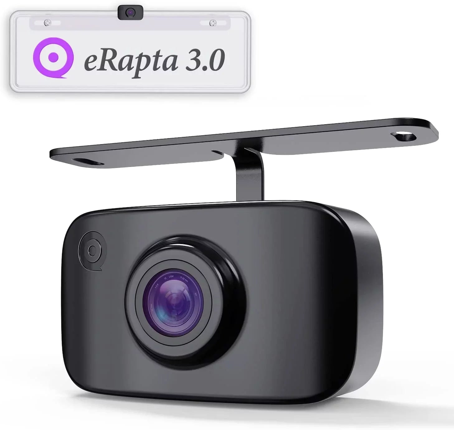 eRapta  Backup Camera, Rear View Reverse Camera for Car Truck Pickup   Van  License Plate Front Rear Camera