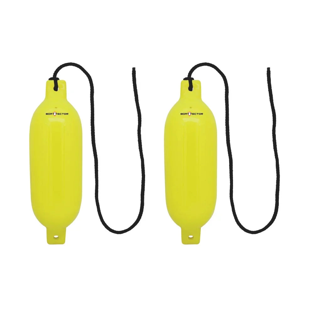 Extreme Max 3006.7599 BoatTector Inflatable Fender Value 2-Pack - 6.5" x 22", Neon Yellow