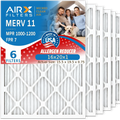 16x20x1 Air Filter  11 Comparable to  1000,  1200 &  7 Electrostatic Pleated Air Conditioner Filter 6 Pack  Premium  Made 16x20x1 Furnace Filters by     .