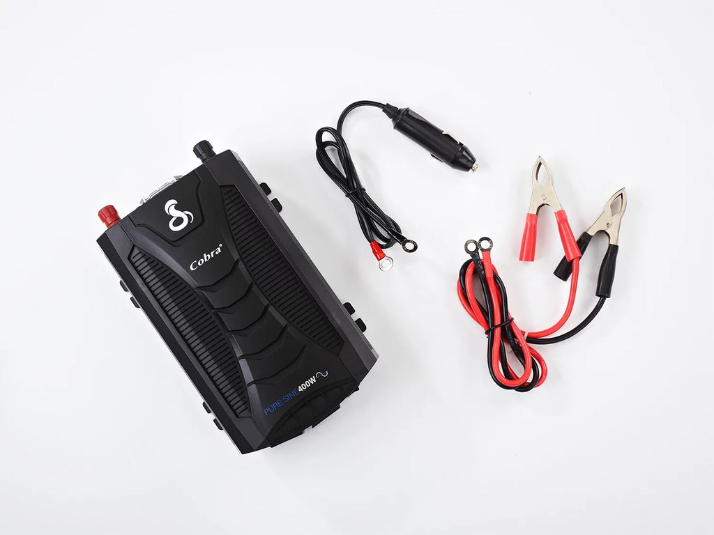 Cobra   400W -   400-Watt Power Inverter with Fast Charge