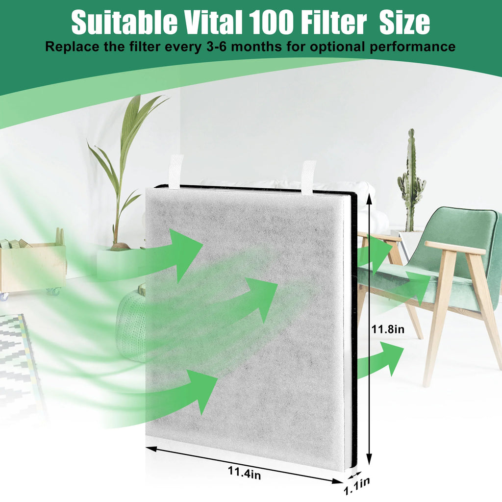 Vital 100 True  Replacement Filter Fits Air Purifier Vital 100, Vital 100-
