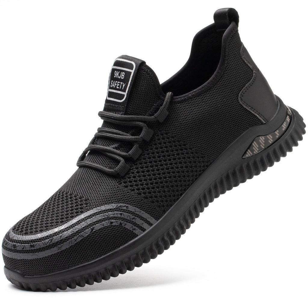 Tanleewa Work Shoes for Men Steel Toe Safety Shoes Nonslip Shoe Size Men10/Women11