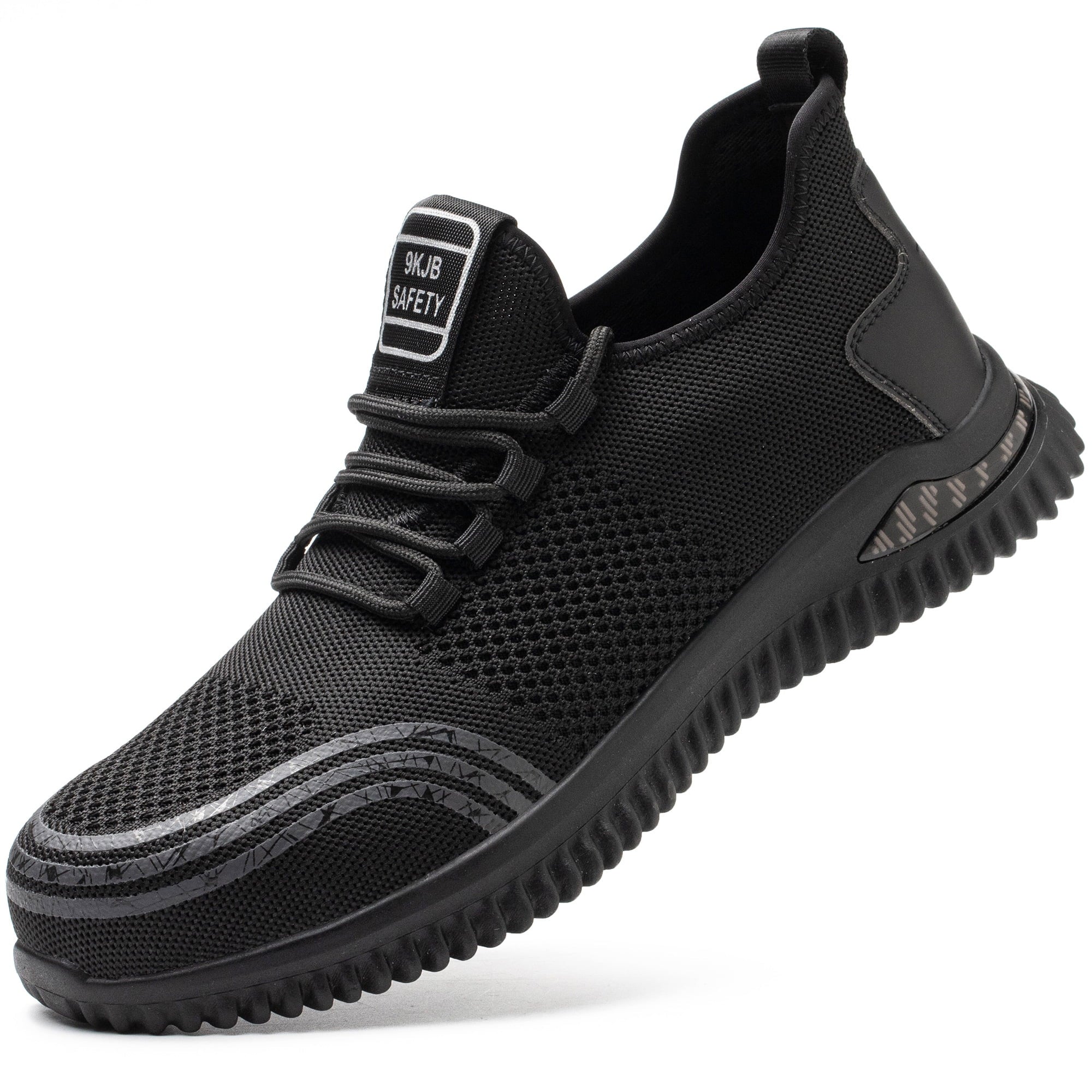 Tanleewa Work Shoes for Men Steel Toe Safety Shoes Nonslip Shoe Size Men10/Women11