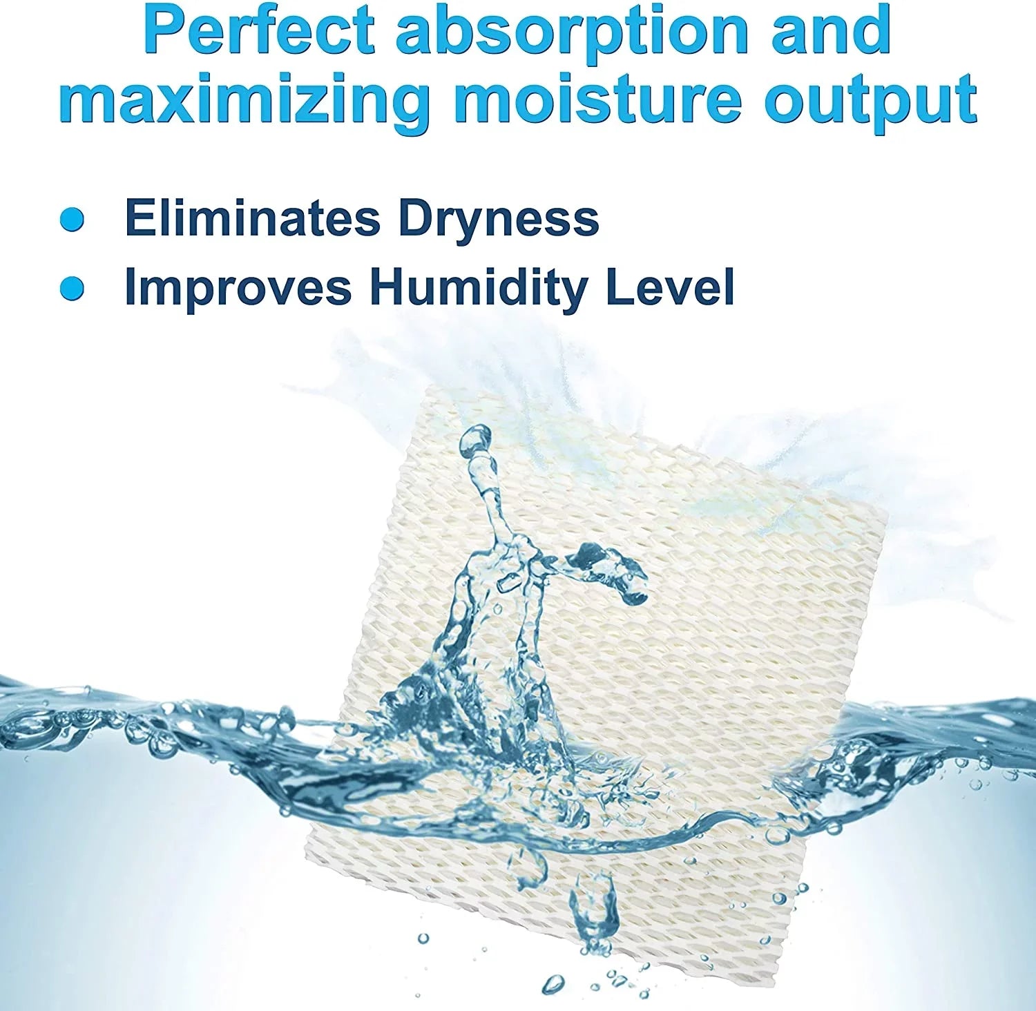 4-Pack Wick Filter Compatible with Essick Air  Replacement Compatible with  /  Evaporative Humidifier