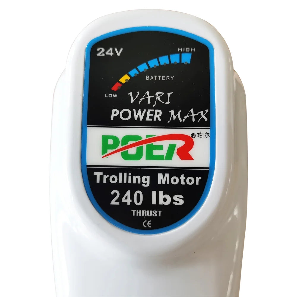 PreAsion 240lbs Thrust Electric Outboard Motor Outboard Engine Saltwater Electric Trolling Motor 24V