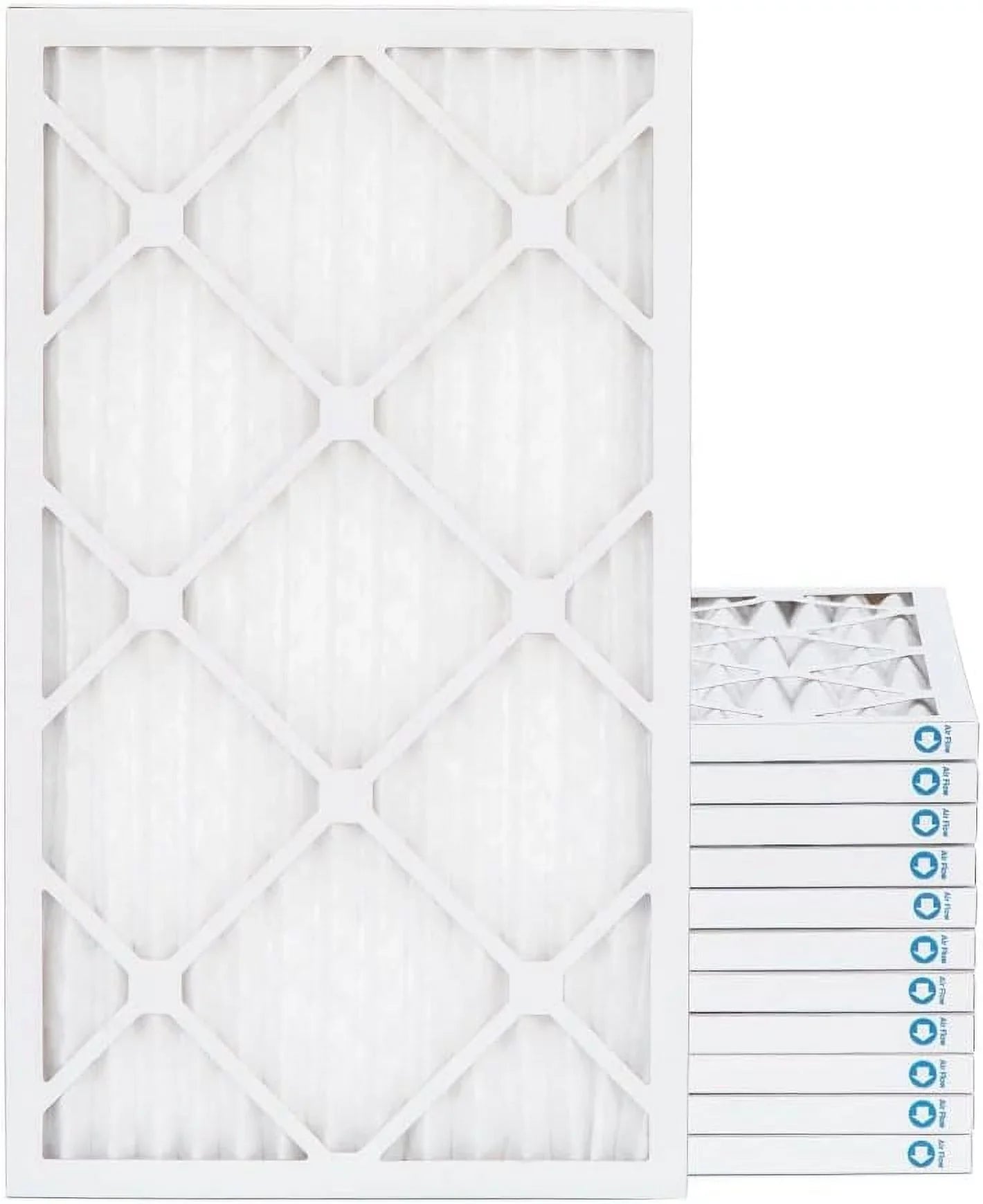 12X30x1  8 Pleated  Furne Air Filters. Case Of 12. Ext Size: 11-7/8  29-7/8  3/4