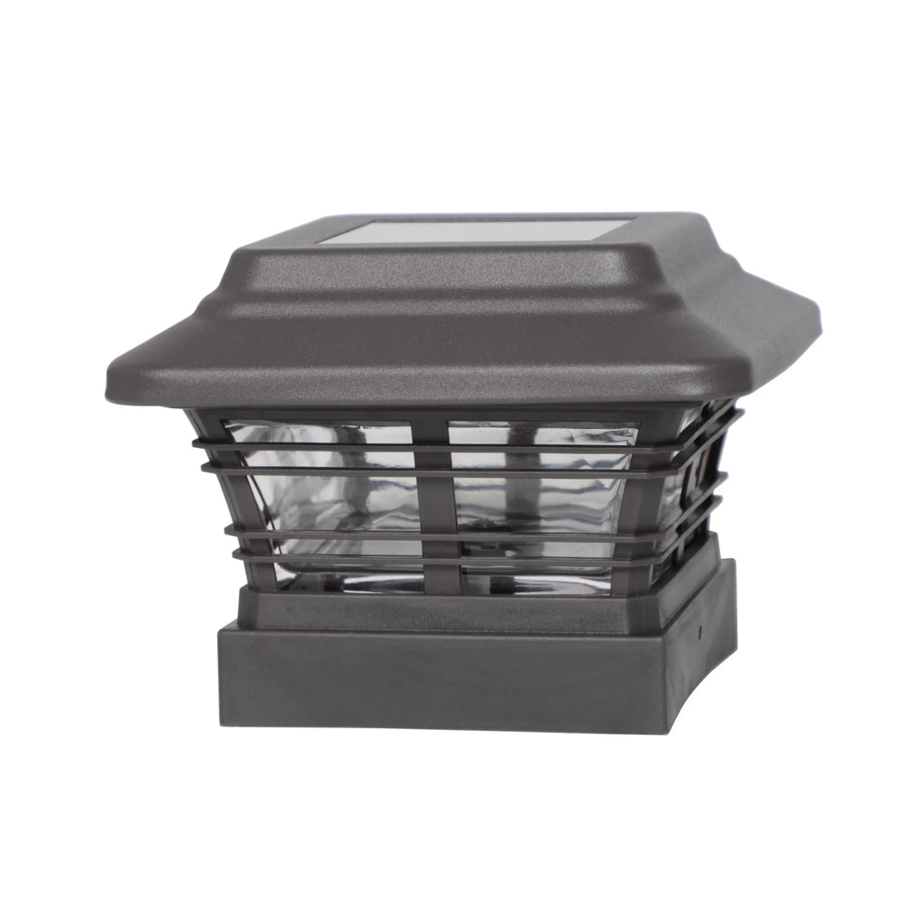 Better Homes & Gardens Solar Powered 4'' x 4'' Post Light,  Light (4-Pack)