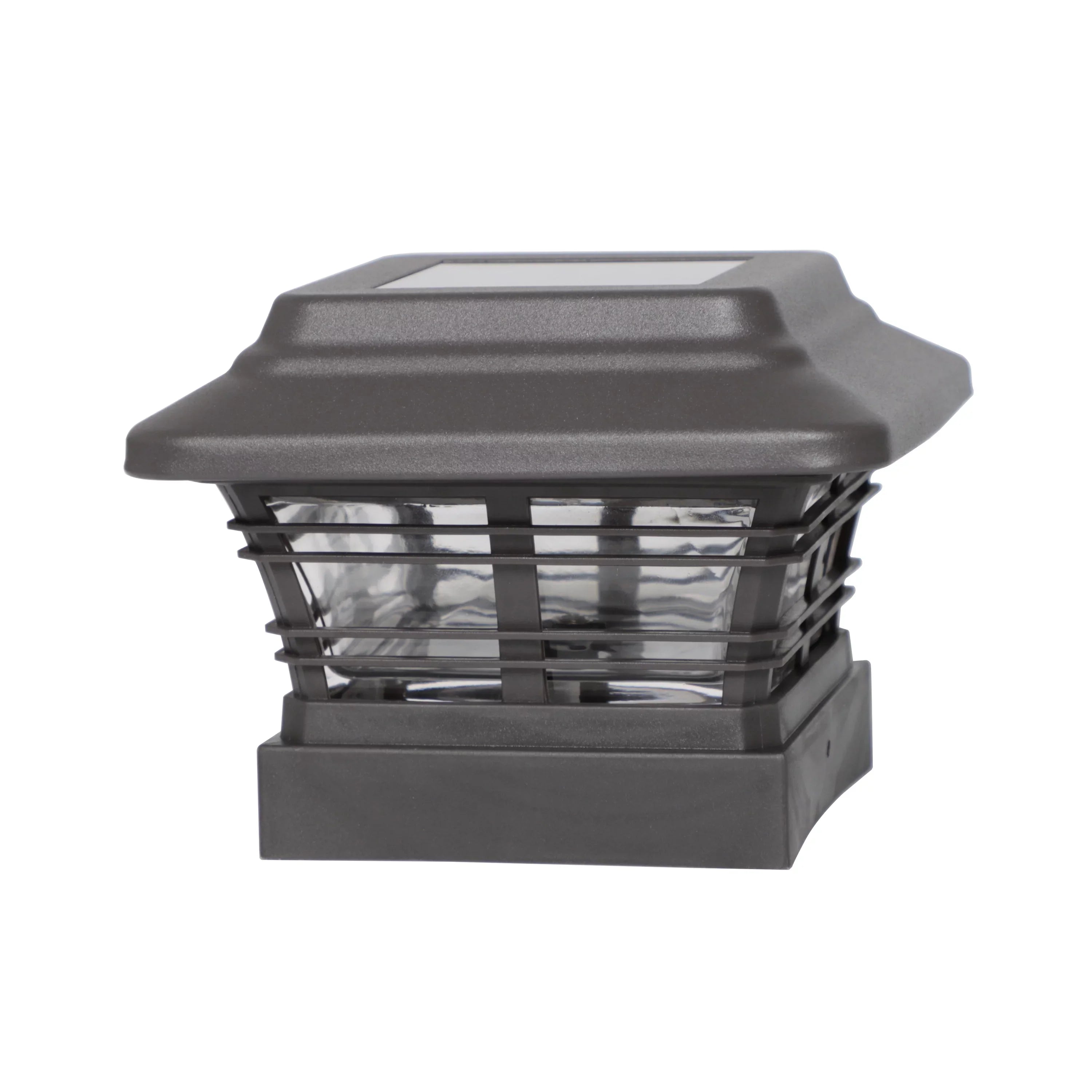 Better Homes & Gardens Solar Powered 4'' x 4'' Post Light,  Light (4-Pack)