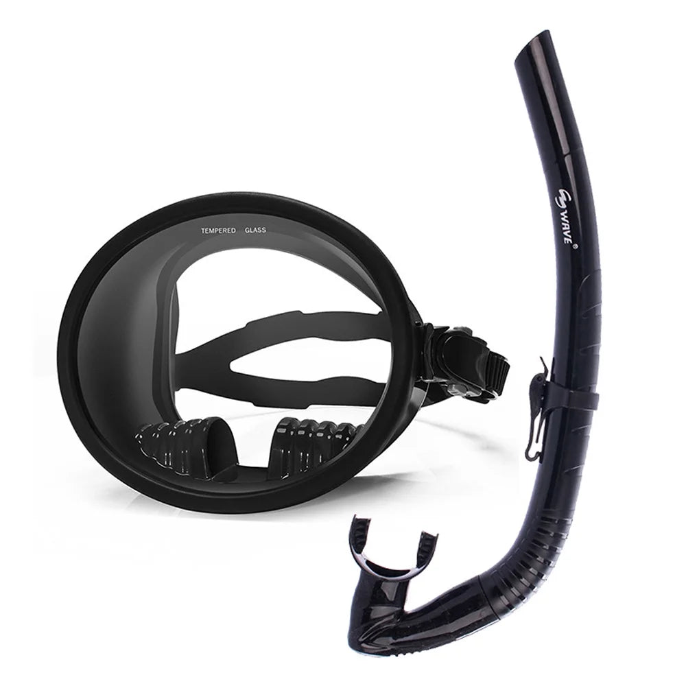 Diving Goggles,Panoramic Wide With SnorkelSnorkel Wide View 180° Panoramic View Snorkel Set Panoramic View Snorkel 180° Wide View WithWithAnd Snorkel And Wide View 180°