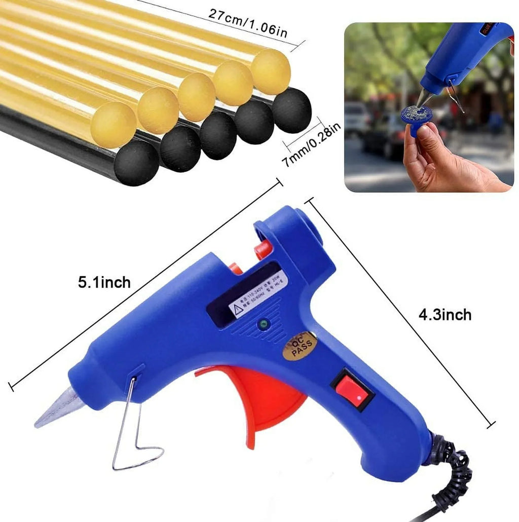 Removal kit, Auto Paintless Dent Repair Kits - Golden Car Dent Puller with Bridge Dent Puller