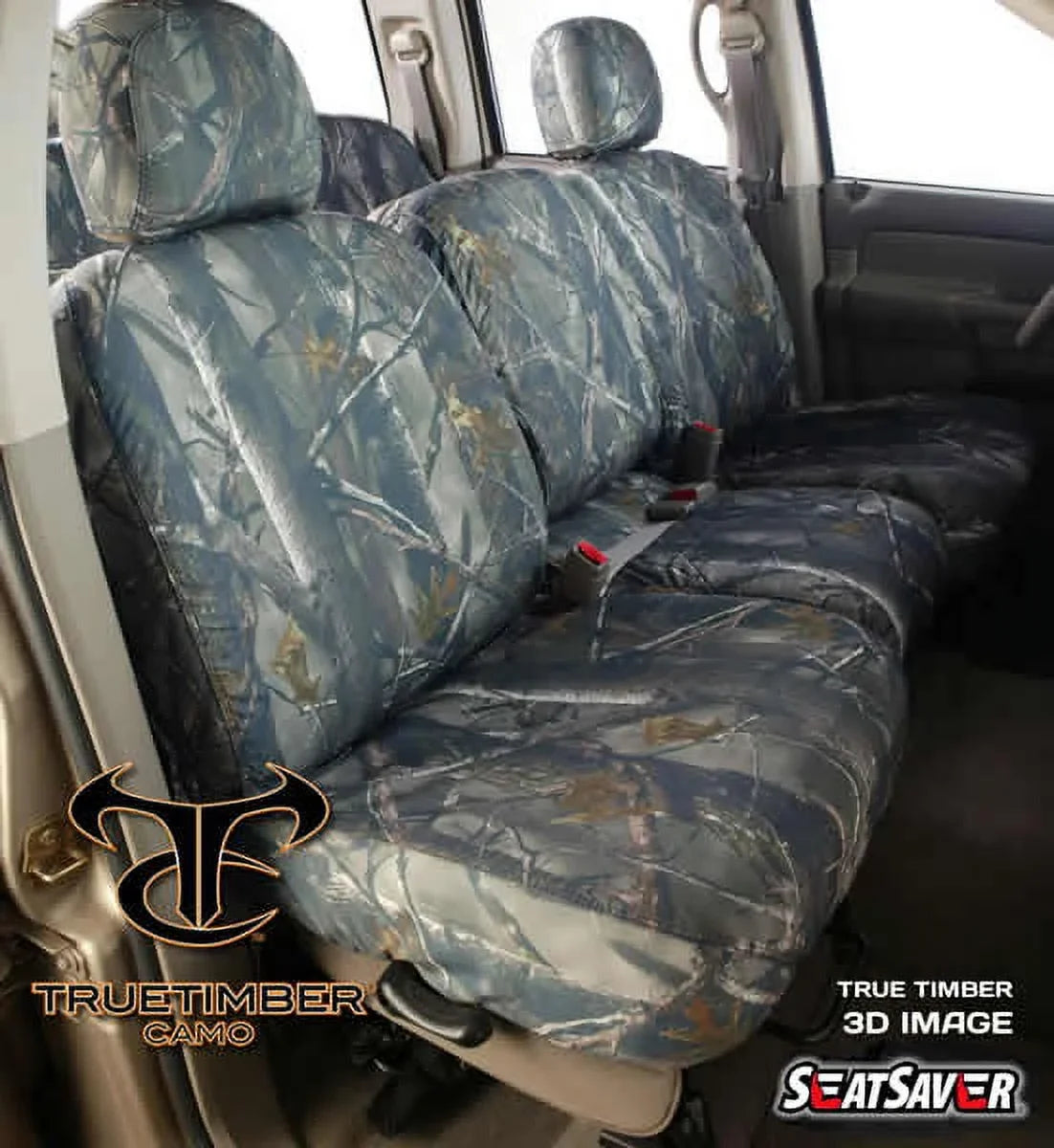 SeatSaver Seat Protector: 1999-04 Fits       /      (True Timber, 3D Image) ()