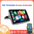 Hizpo Single 1  Rotatable 10.1'' Android 10 Touch Screen With Apple Carplay& Android Auto Car Stereo Radio  Navigation Wifi Bluetooth