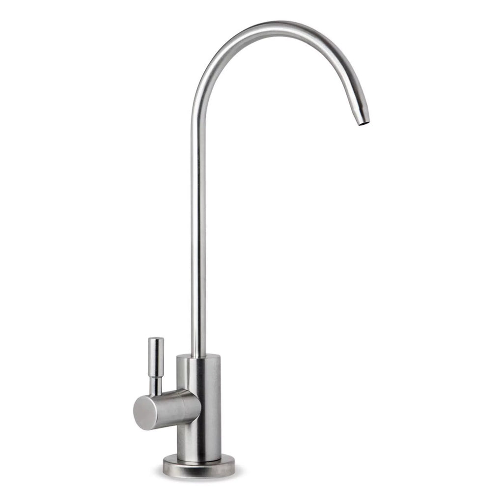 iSpring - Premium Stainless Steel Drinking Reverse Osmosis Water Filtration Systems, 100% Lead-Free  Faucet, Brushed Nickel