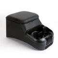 18 x 11.25 x 10.75 in. No.300 Deluxe Clutter Catcher Bench Seat Console - Vinyl Black