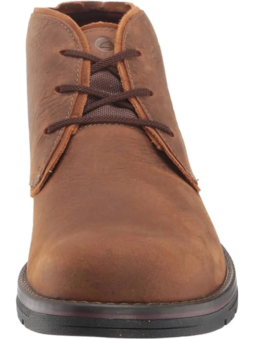 Mens Brown Water Resistant Cushioned Removable Insole Morris Peak Round Toe Lace-Up Chukka Boots 8