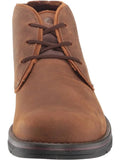 Mens Brown Water Resistant Cushioned Removable Insole Morris Peak Round Toe Lace-Up Chukka Boots 8