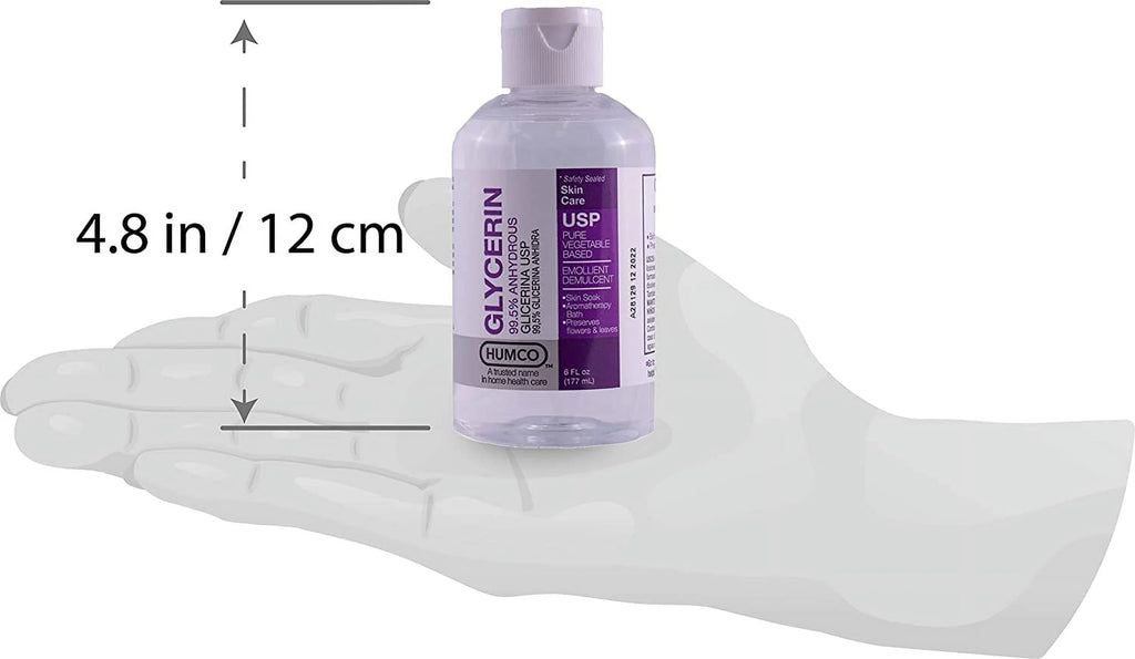 Humco Glycerin Skin Protectant  99.5% 6oz Each, Pack of 4