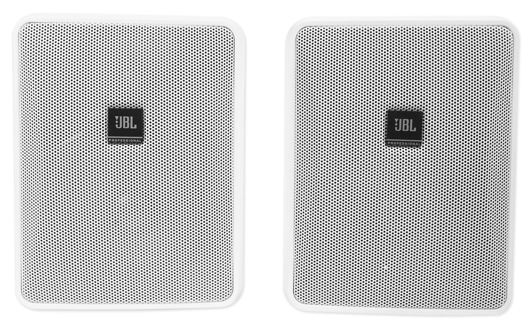4)  5.25" White Commercial Wall+6.5" Ceiling Speakers+Amp Restaurant/Cafe/Bar