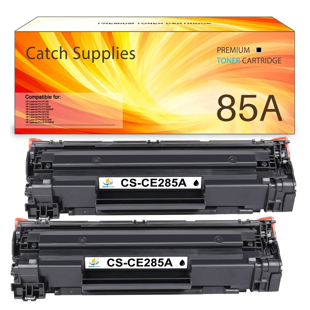 85A Black Toner Cartridge Compatible for  85A  for  LaserJet Pro P1102w P1102whp M1217nfw M1212nf        Series Printer Ink * 2
