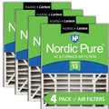 Air Bear 20x25x5 (4 7/8)  Filter Replacement  13 Plus Carbon 4 Pack