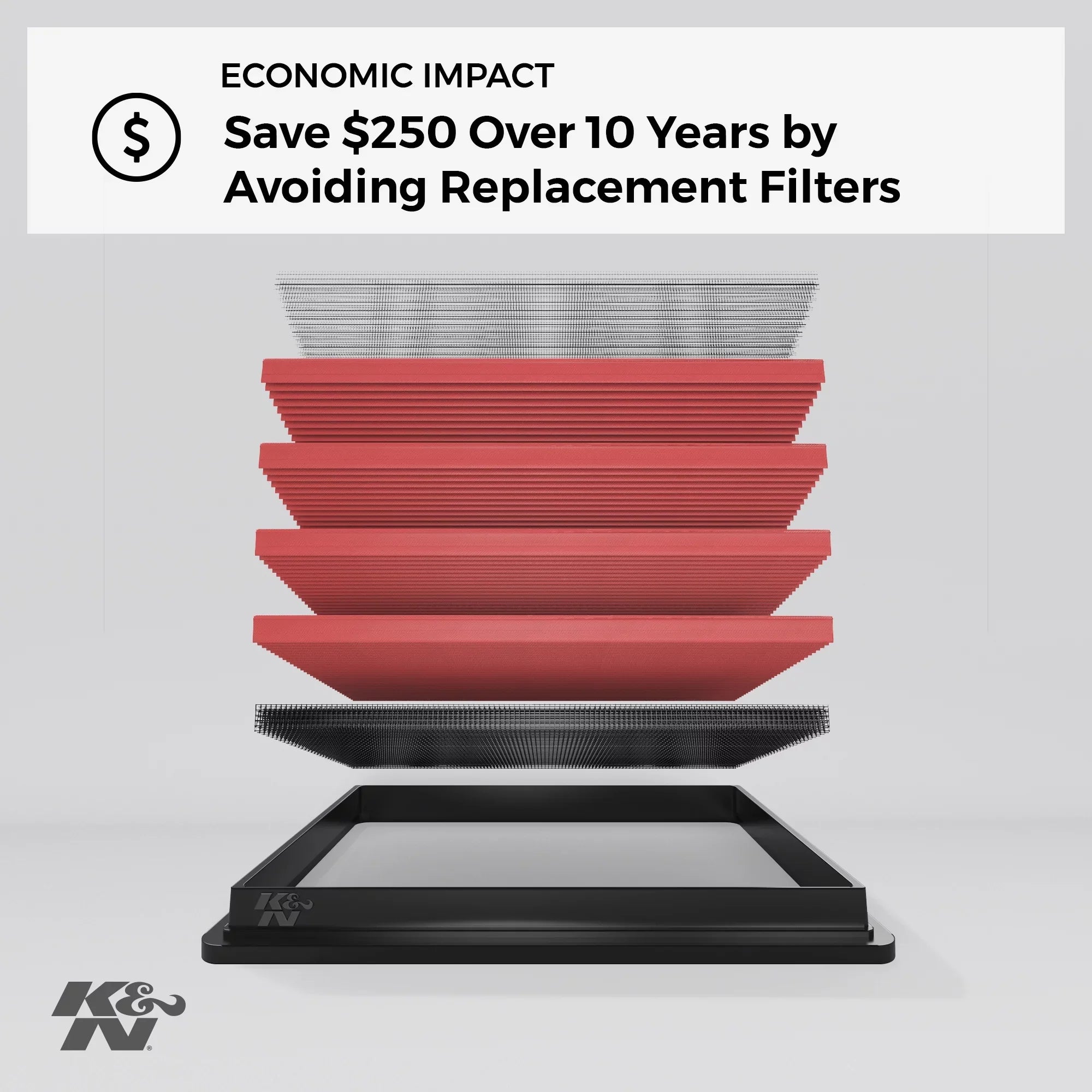 & Engine Air Filter: High Performance, Premium, Washable, Replacement Filter: 2008-2012 Chevy//Hummer Truck and  (Colorado, Canyon, , ), 33-2408