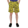 Moschino Men's Yellow Printed Stretch Cotton Shorts, Brand Size 44 (Waist Size 29")