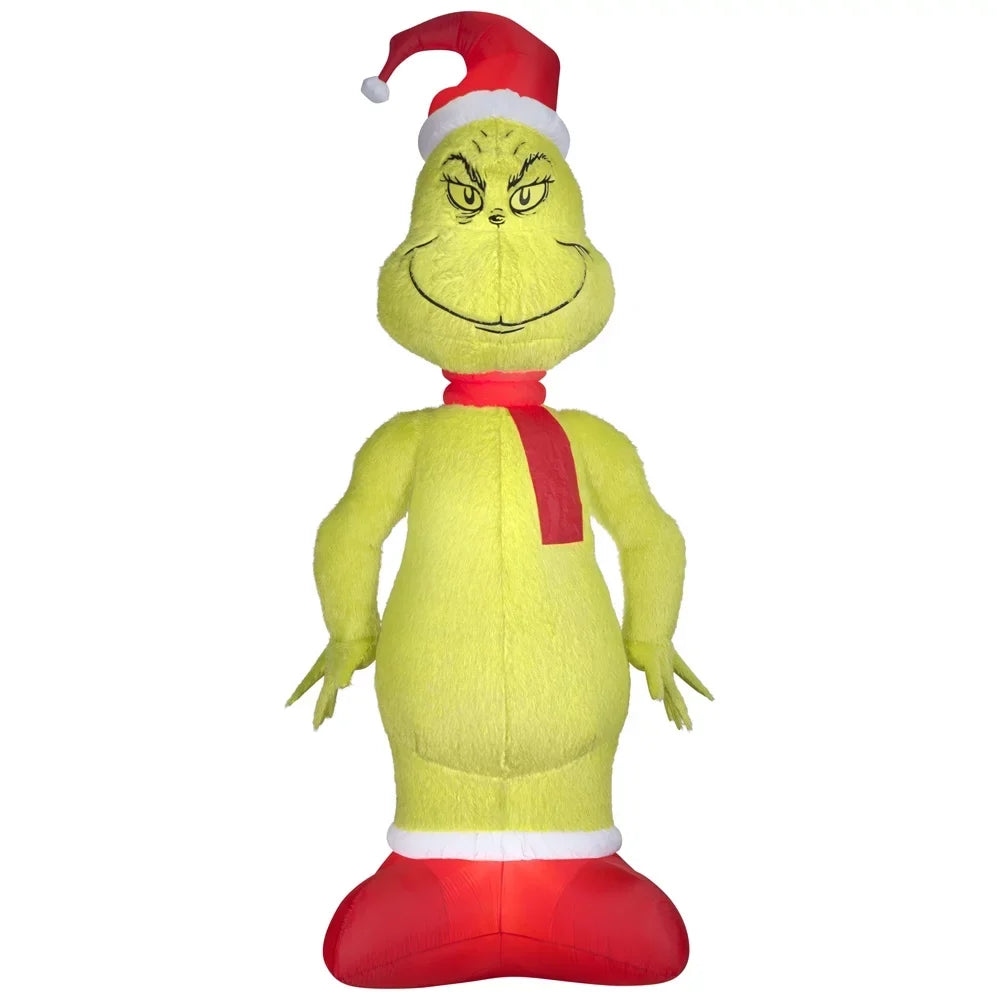 Giant Fuzzy Plush Grinch from Dr. Seuss, 10 Feet