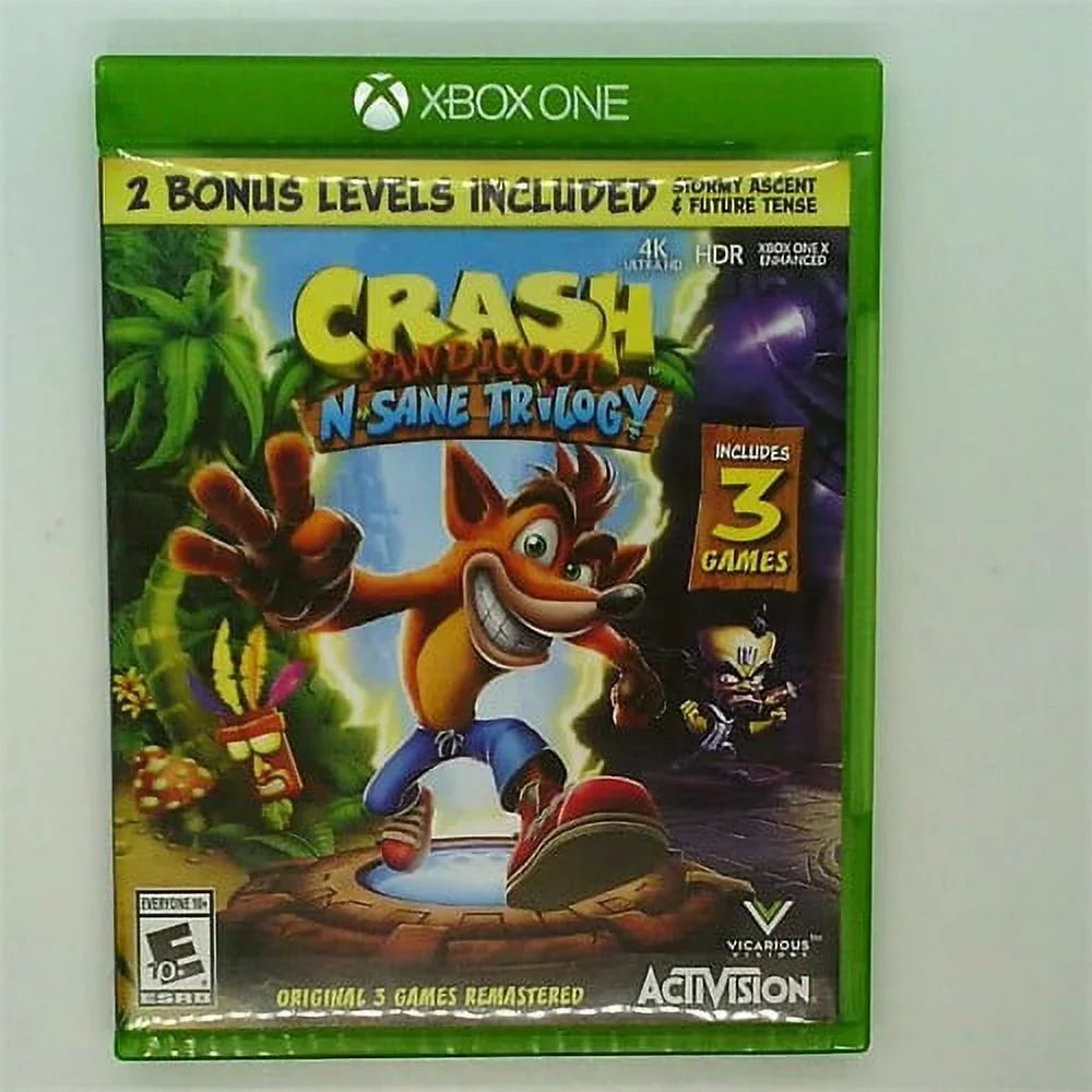 Used Crash Bandicoot . Sane Trilogy - Xbox One Standard Edition (Refurbished)