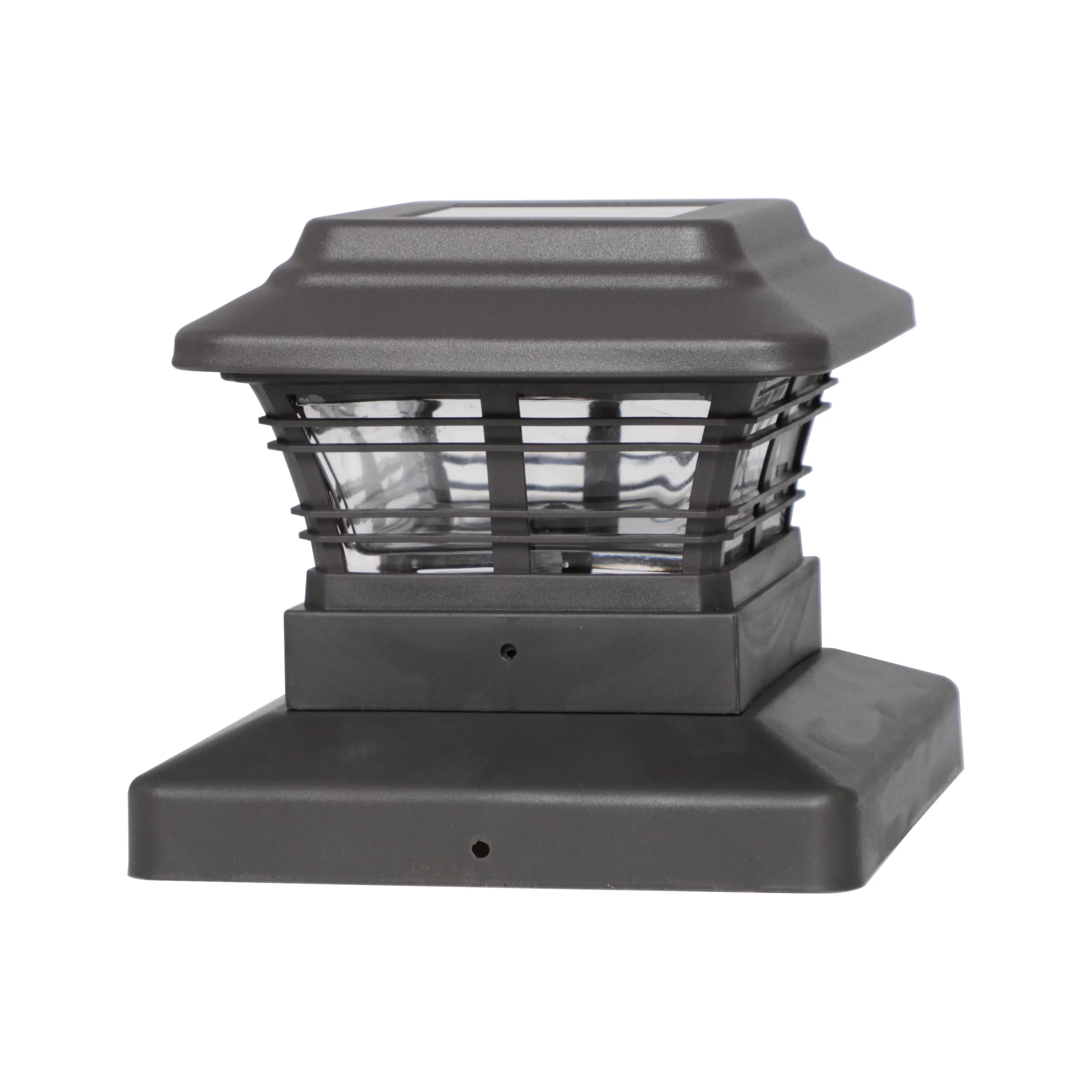Better Homes & Gardens Solar Powered 4'' x 4'' Post Light,  Light (4-Pack)