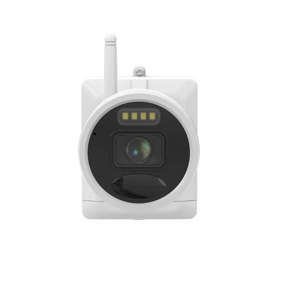Lorex 2K 4.0- 8-Camera-Capable 32-  System with 4 Outdoor Wi-Fi Battery Security Cameras, White, -4AA4-, -4AA4-