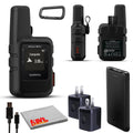 Garmin inReach Mini 2 Satellite Communicator (Black) with Charging Bank