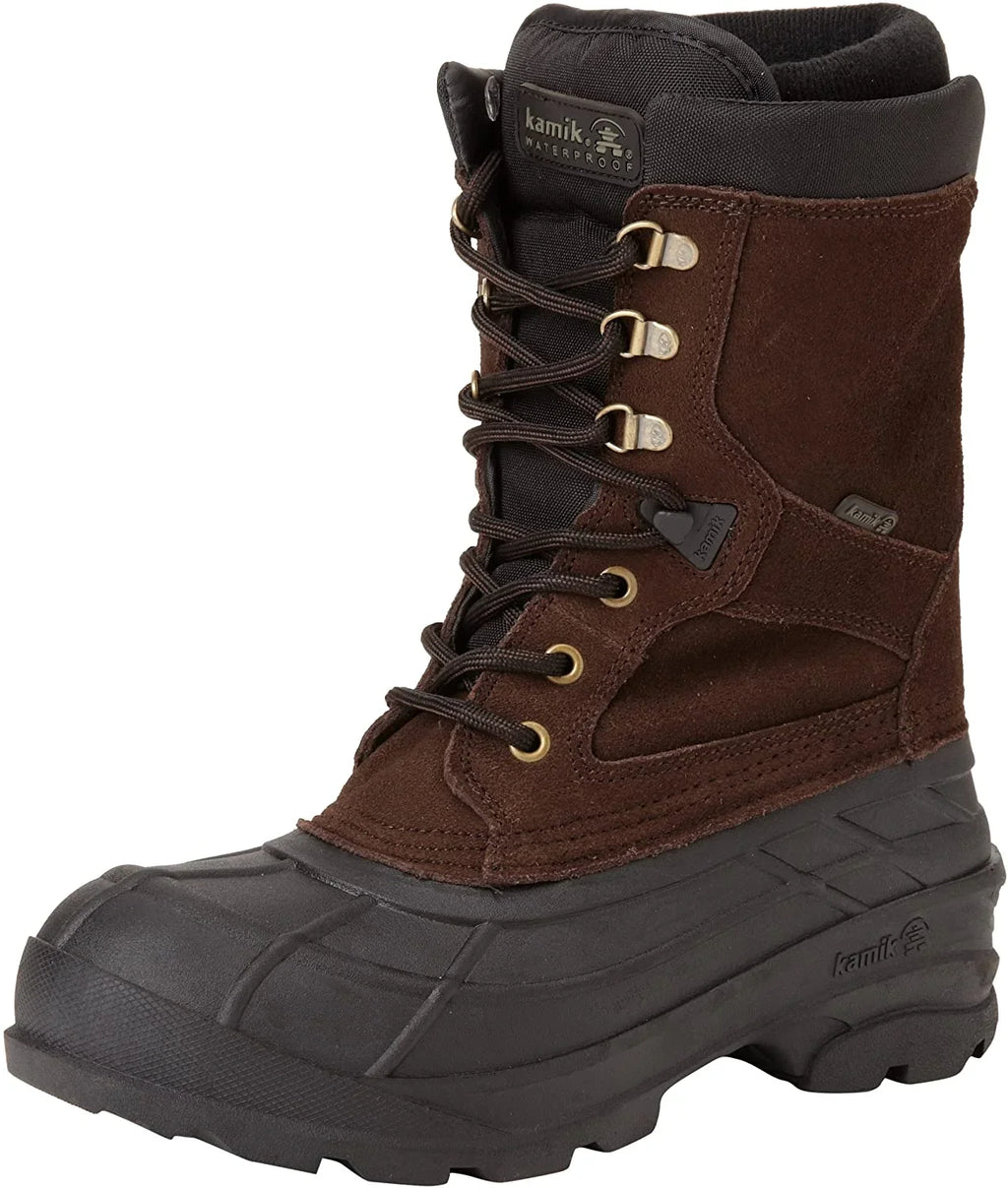 Kamik Men's Nationplus Boot (8.5 () , Dark Brown)