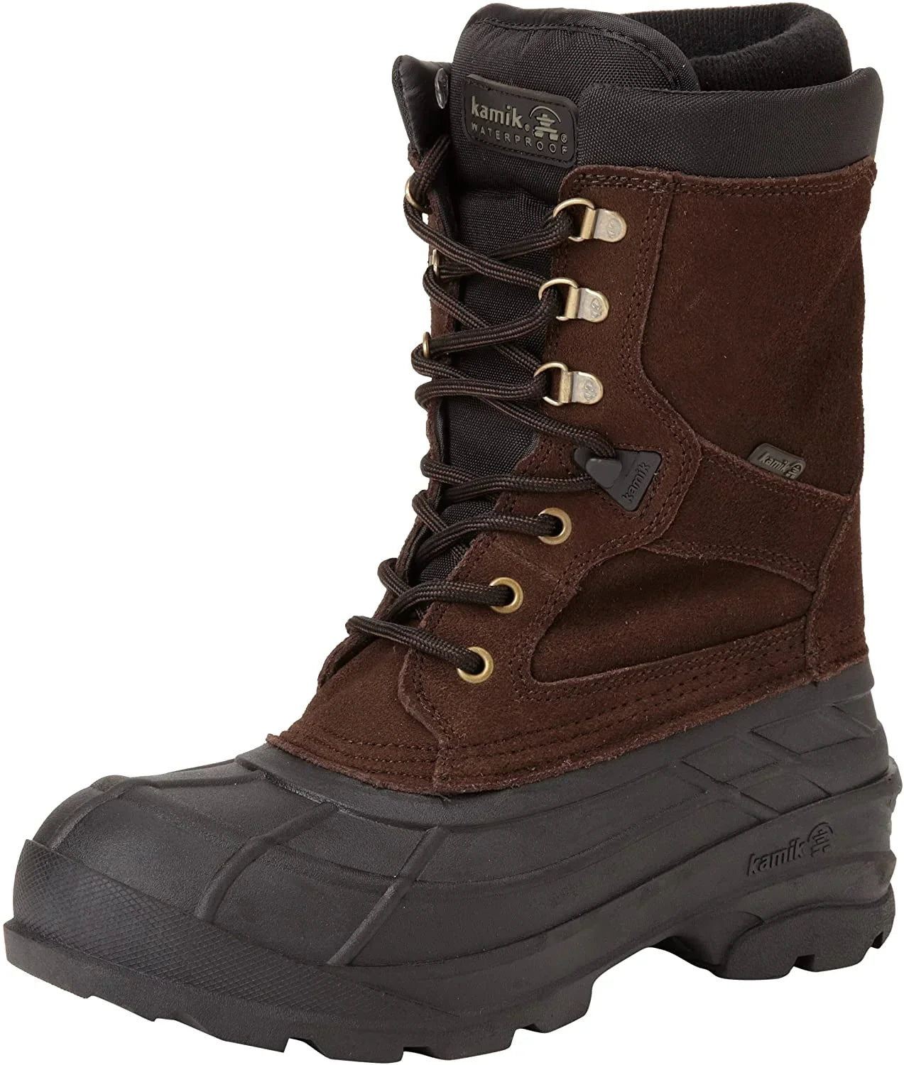 Kamik Men's Nationplus Boot (8.5 () , Dark Brown)